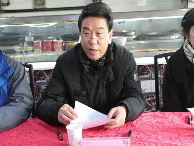 党委委员、音乐教育学院院长冯力斌作动员讲话